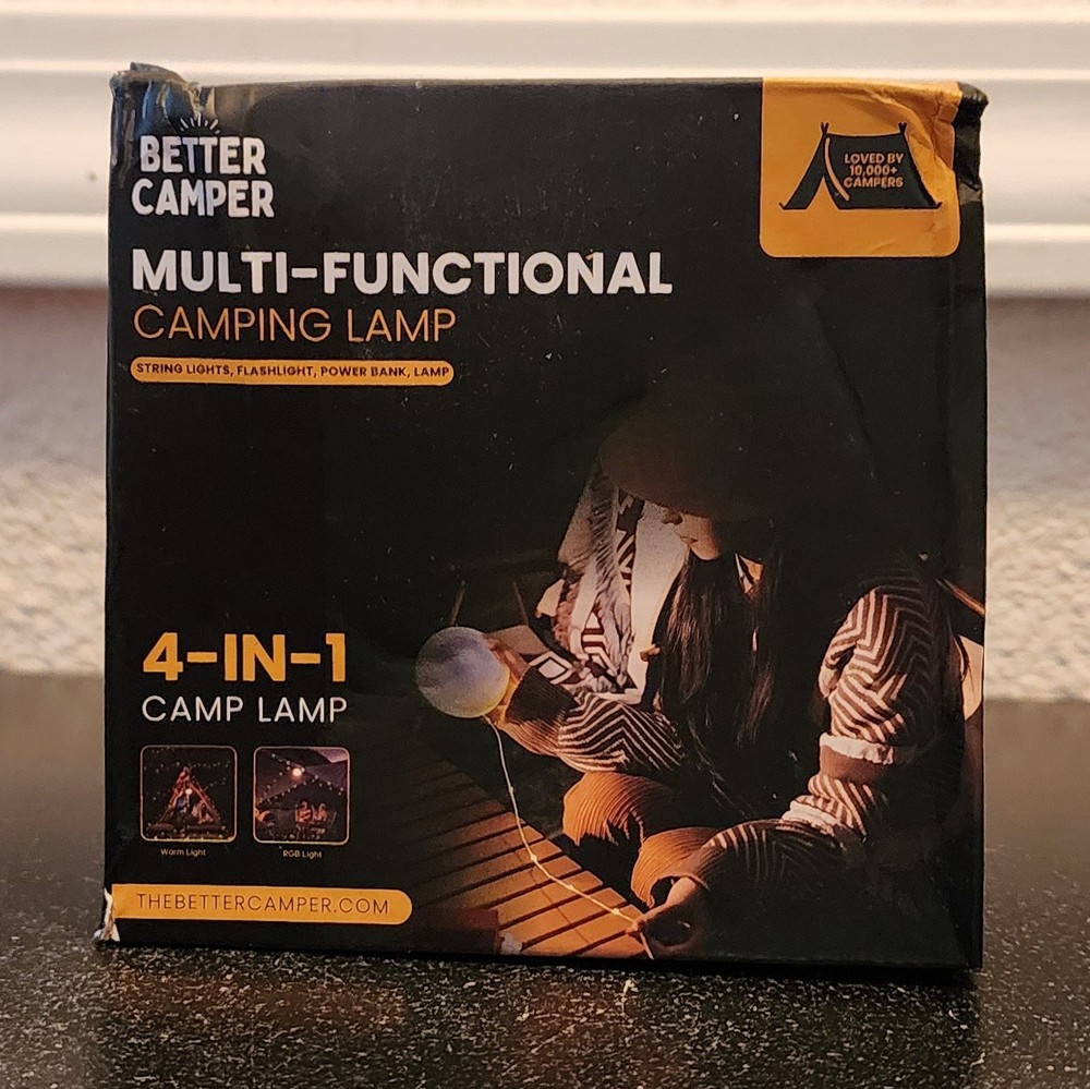 Better Camper Multi Functional Camping Lamp - Rechargeable String Lights