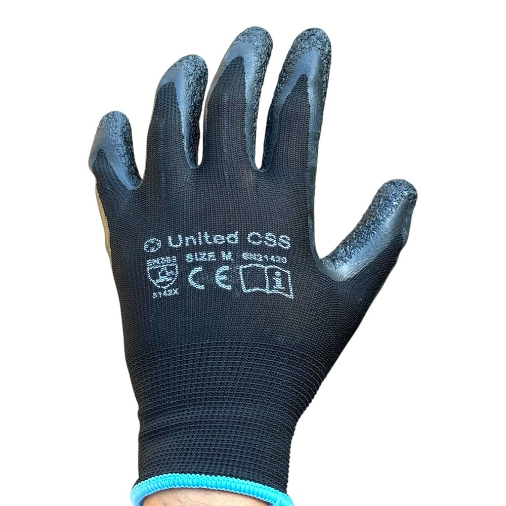 Latex Work Gloves 12pairs by United CSS