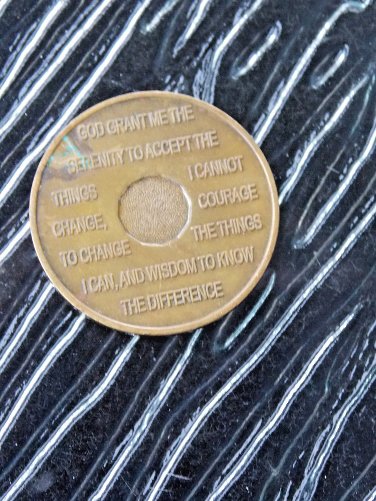 Alcoholics Anonymous 2 Months AA Medallion Chip Coin Token, #2