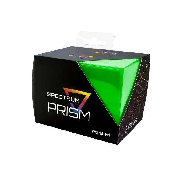 1 BCW Lime Green Smooth Glossy Prism Deck Case