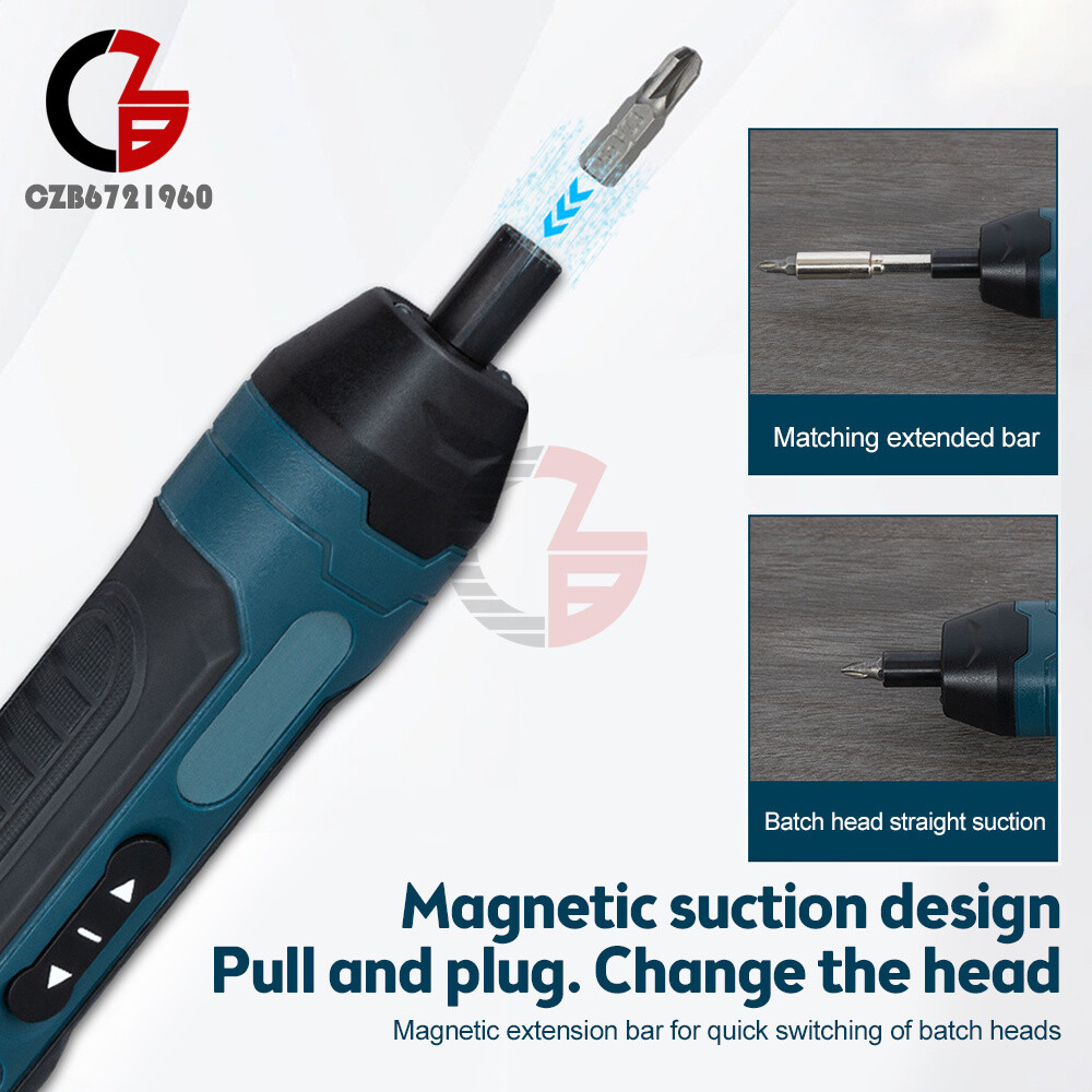 Cordless Electric Screwdriver Rechargeable Drill Mini Torque Adjustment Power