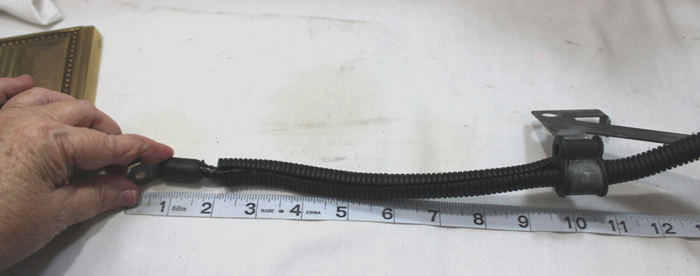 1987-1990 FORD MUSTANG STARTER CABLE WITH ENGINE MOUNT BRACKETS 2.3 LTR