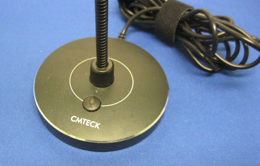 CMTECK USB Computer Microphone Recording Desktop Preowned