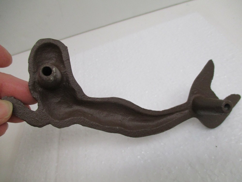Cast Iron NAUTICAL MERMAID Drawer Pull, Barn Handle, Door Handles Beach decor