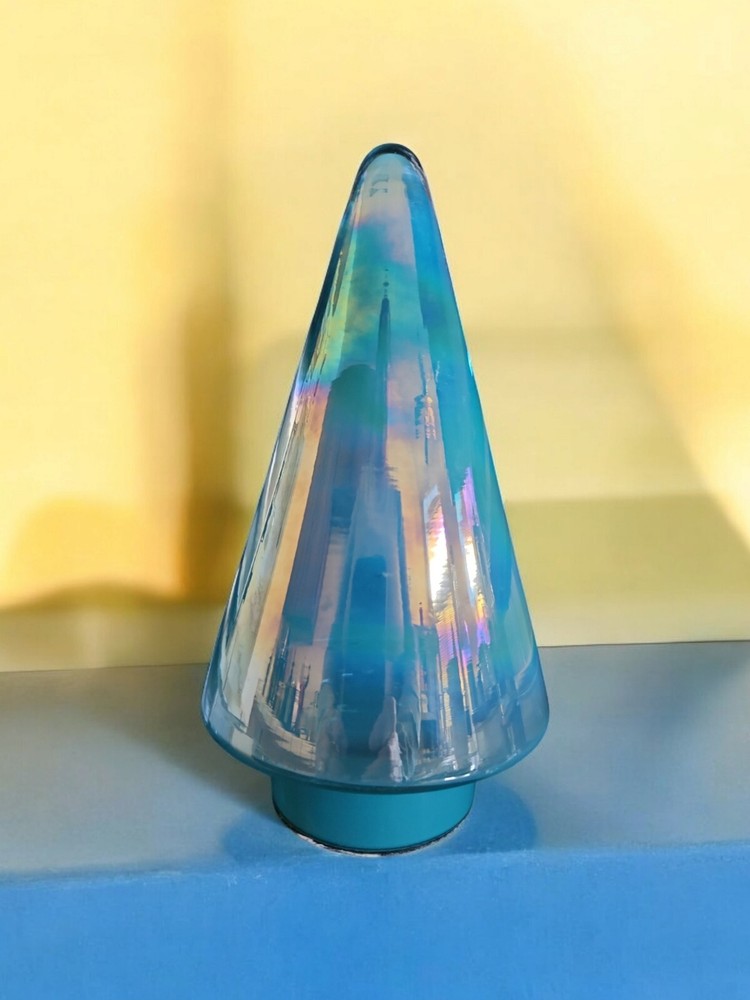 Teal Iridescent Tree By Target's Threshold Line