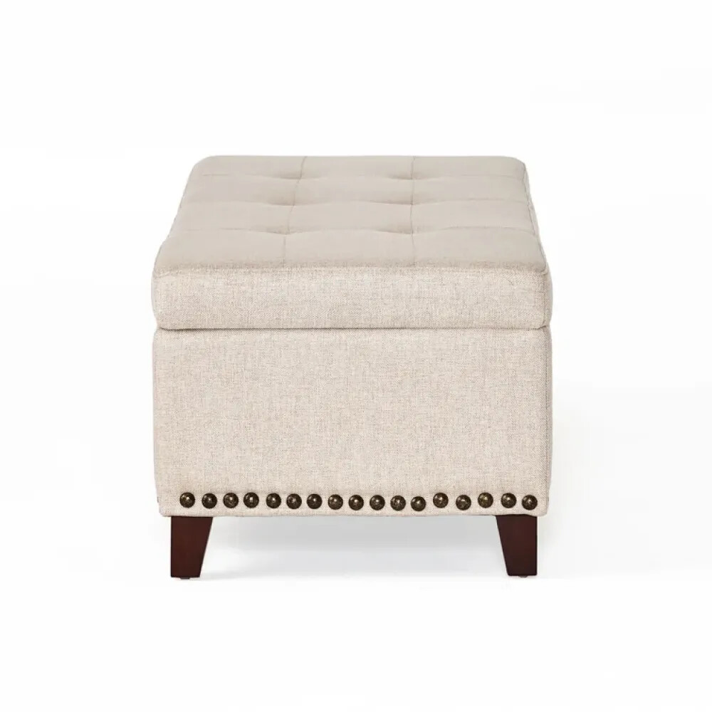 Versatile Baltimore Ottoman with Hidden Storage for Home Essentials