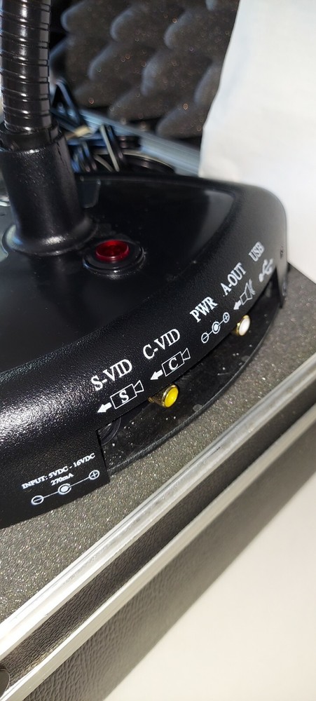 Ken A Vision Video Flex 7600 Document/Microscope Camera 8mm ☆NO Manual,Adp,Disk.