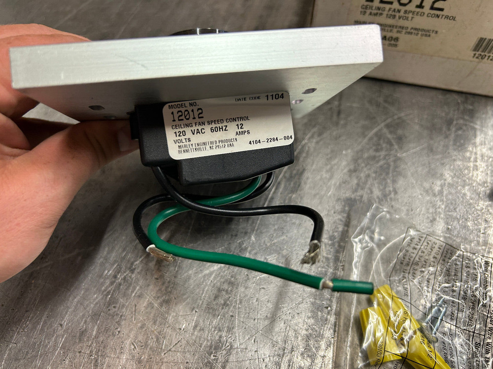 NEW Marley 12012, 12A 120V Ceiling Fan Speed Controller