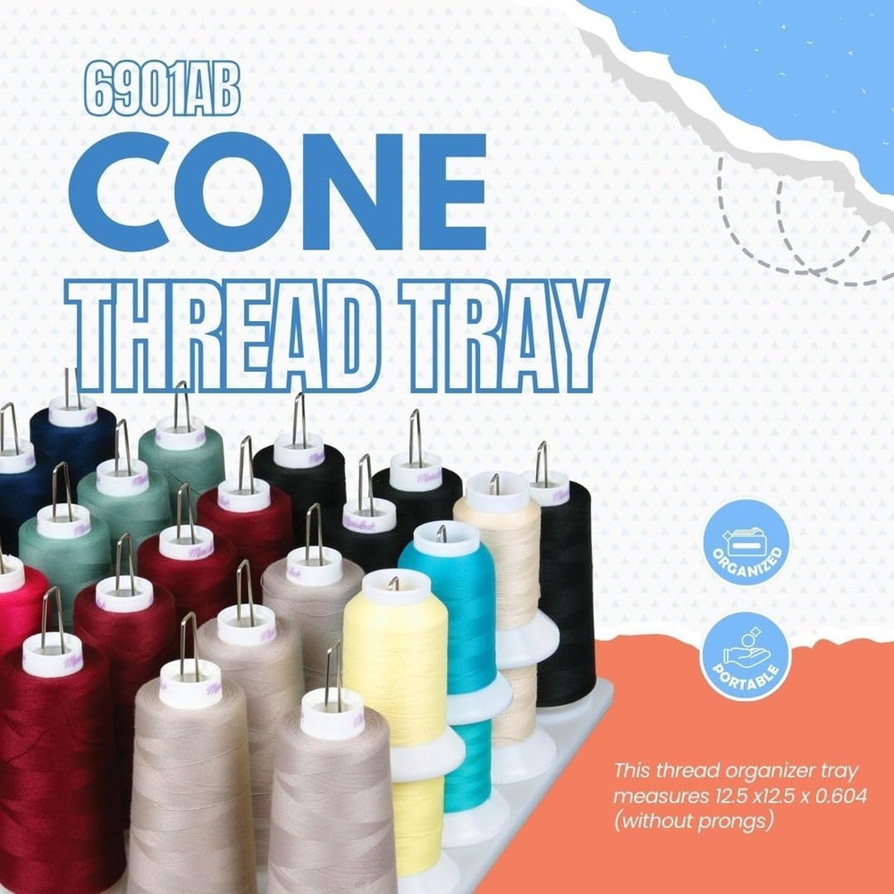 ArtBin 6901AB Cone Thread Tray, Sewing & Embroidery Serger Cone Thread Spool ...