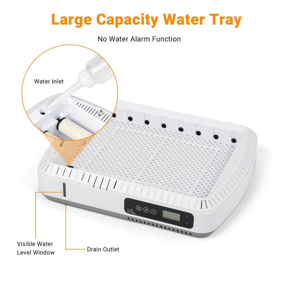 35 Egg Incubator Automatic Egg Turner Poultry Hatcher Digi Temp Humidity Control