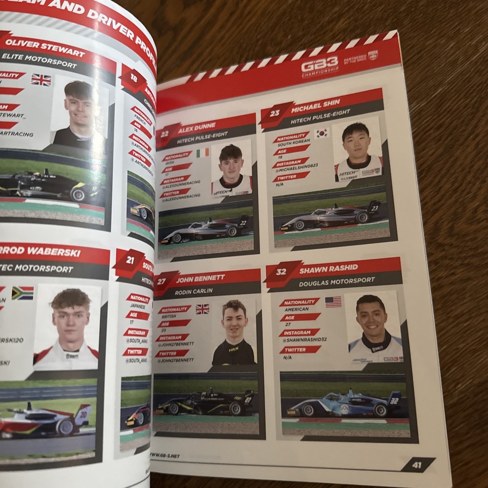 British GT Programme - April 2023 - Oulton Park - Pre owned