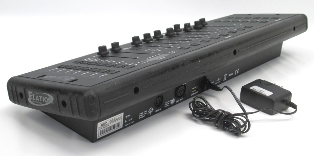 Elation DMX Operator Pro Lighting Controller Control Console w/ Power Supply