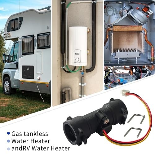 Water Flow Sensor for RV Water Heaters - Replacement Part with Locking Pin, JR-A