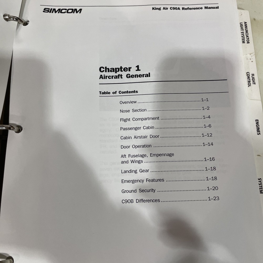 Beechcraft King Air C90A Reference Manual