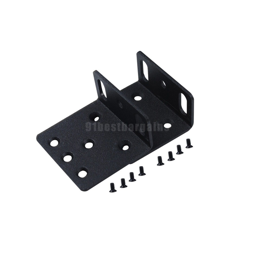 1Pair Rack Mount kit ACS-2811RM-19 bracket for Cisco 2811 Black