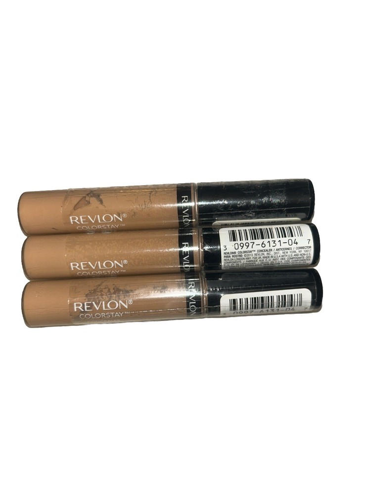 Revlon ColorStay Liquid Concealer Makeup, Full Coverage, 04 Medium, 3 Pack!