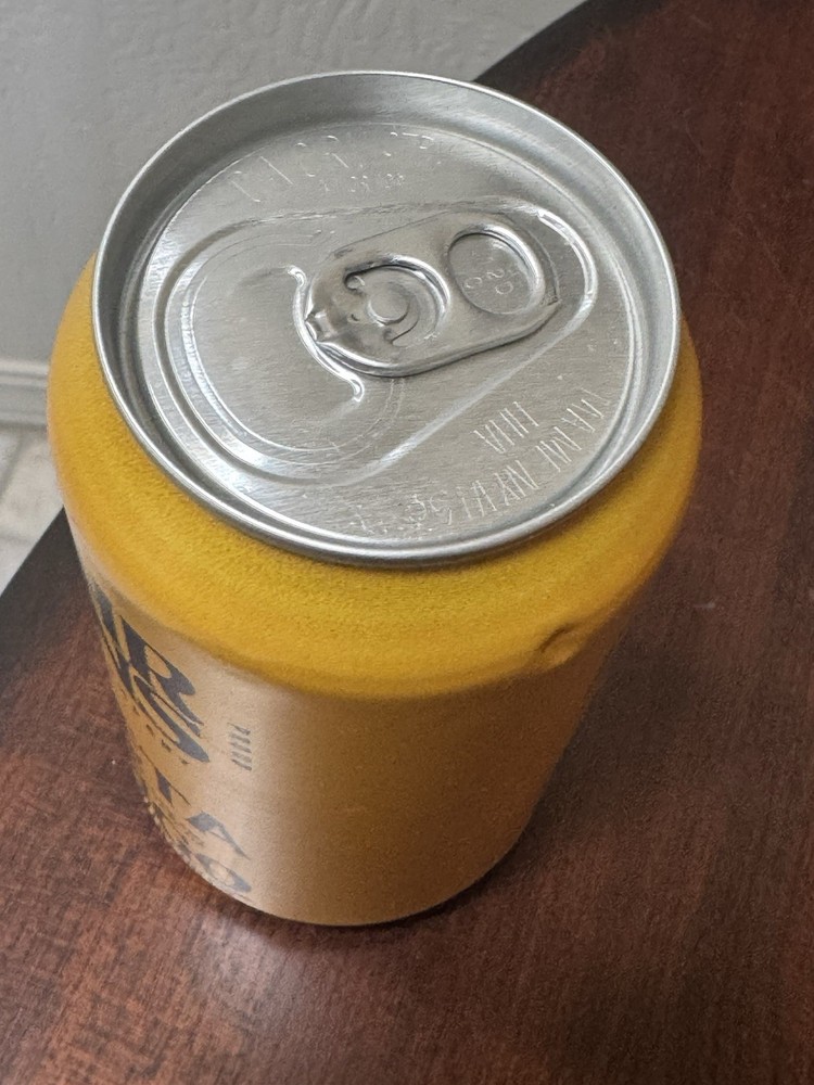 Rahr & Sons - Paleta de Mango Beer - Empty Beer Can Bottom Opened - Texas