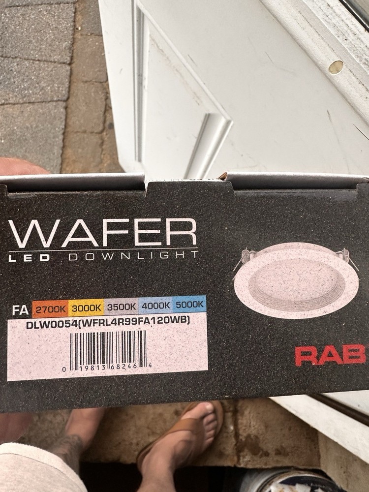 RAB 4” led Edge Lit DOWNLIGHT FA