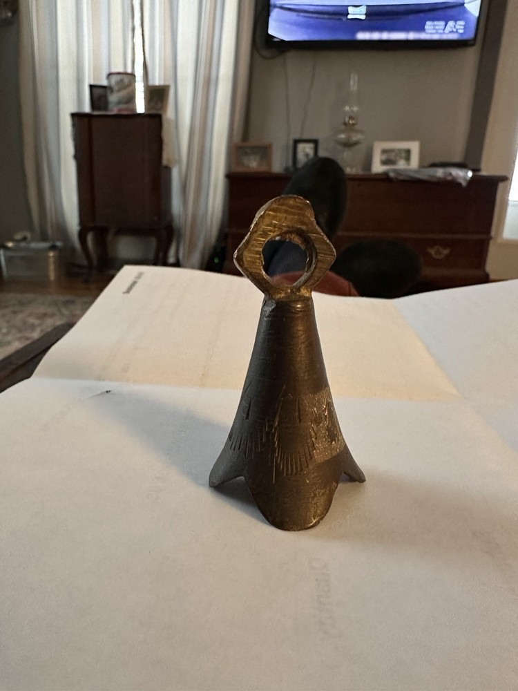 Vintage Conical Brass Service Bell