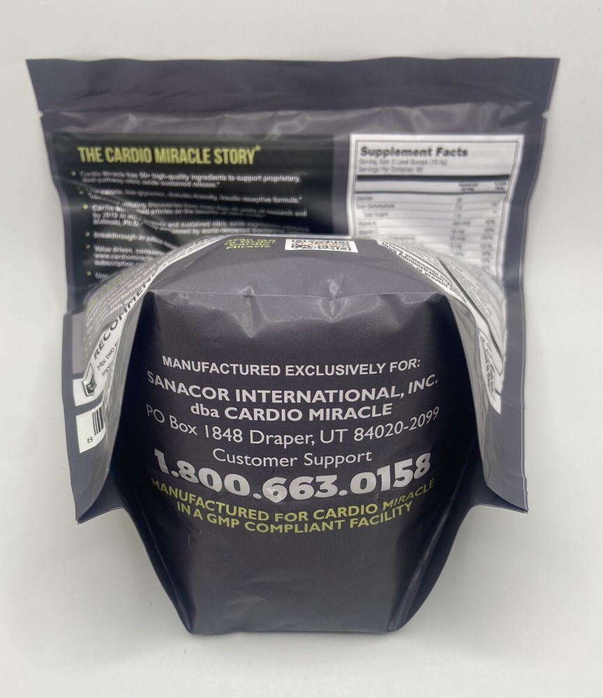 Cardio Miracle The Complete Nitric Oxide Solution - 60 SERVINGS 02/2026