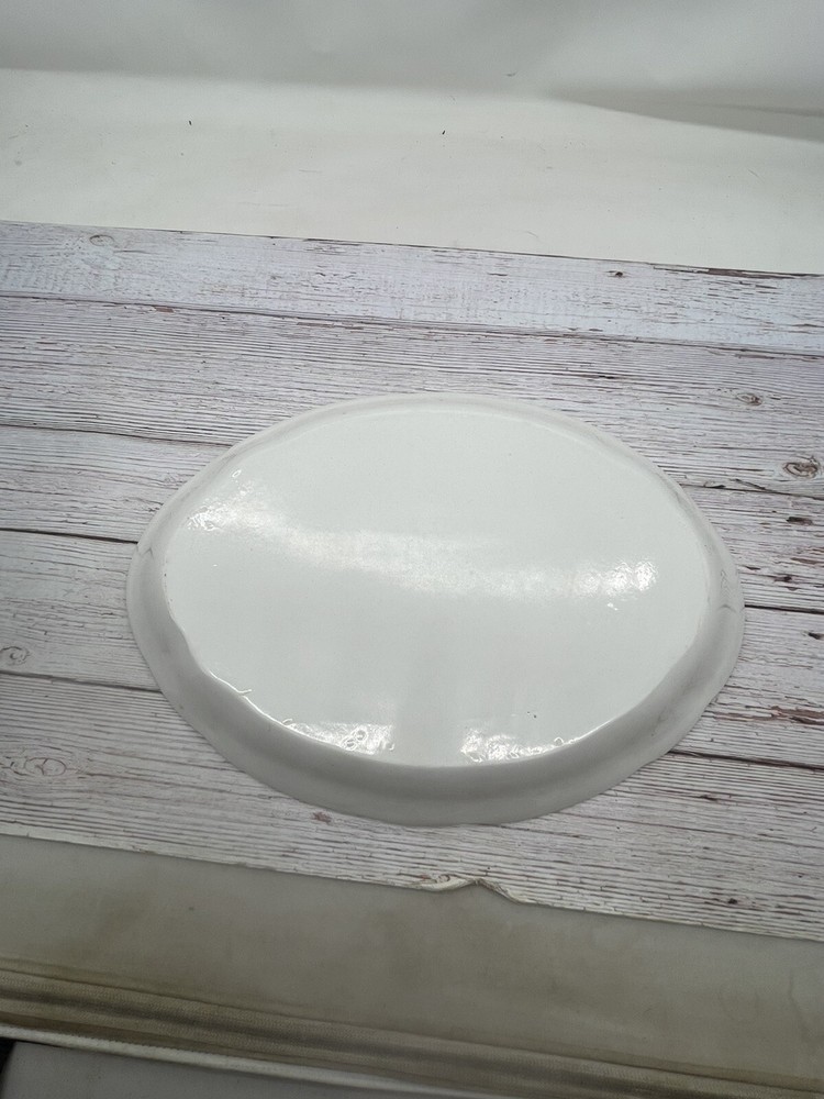 Vintage Holly Serving Dish 14” X 10”
