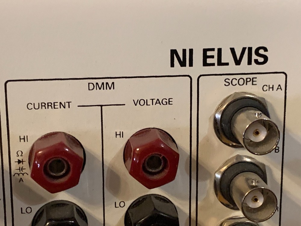 National Instruments NI ELVIS System 189323A-01 w/ Prototyping Board Untested