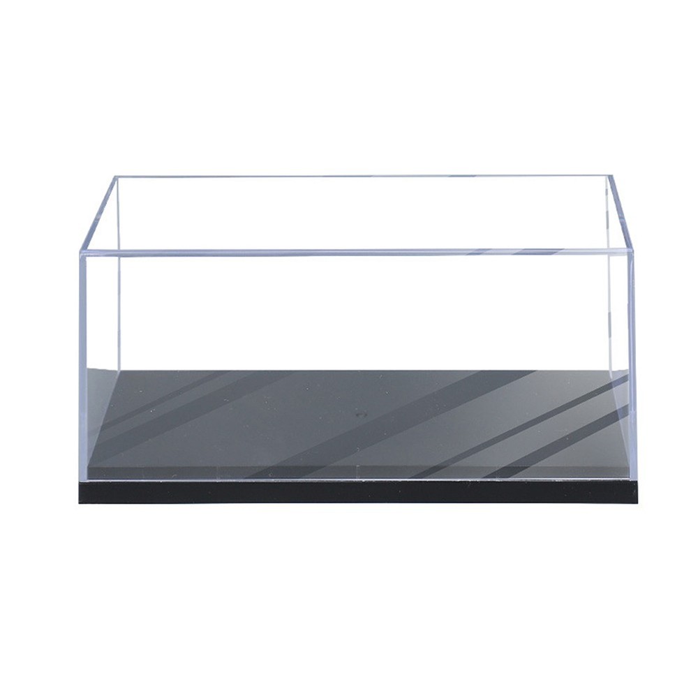 1-10x 1:43 Acrylic Display Case with Base, Stackable Toy Car Storage Organizer