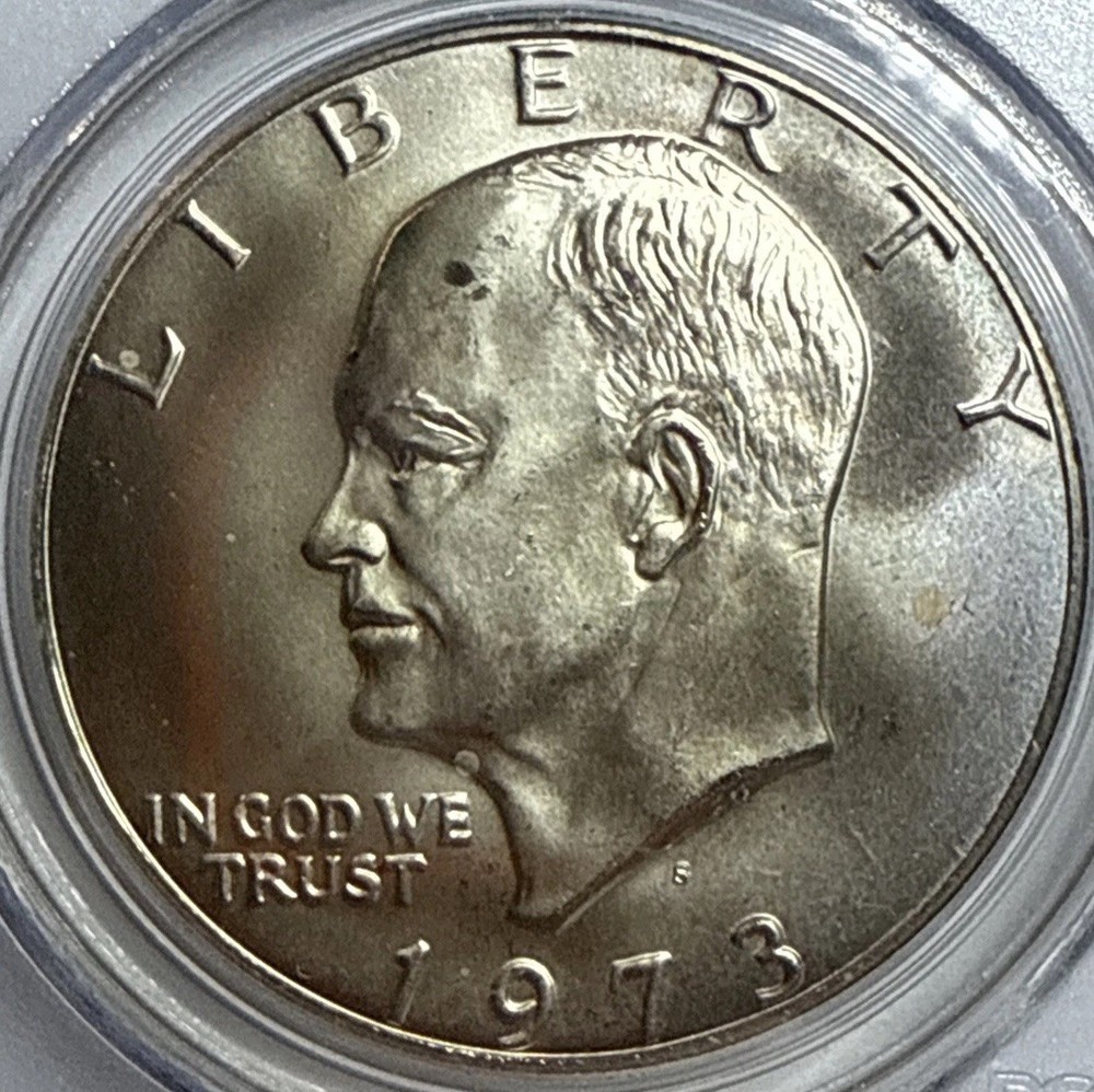 1973 S - Eisenhower Silver Dollar - PCGS MS67 Exact Coin Imaged