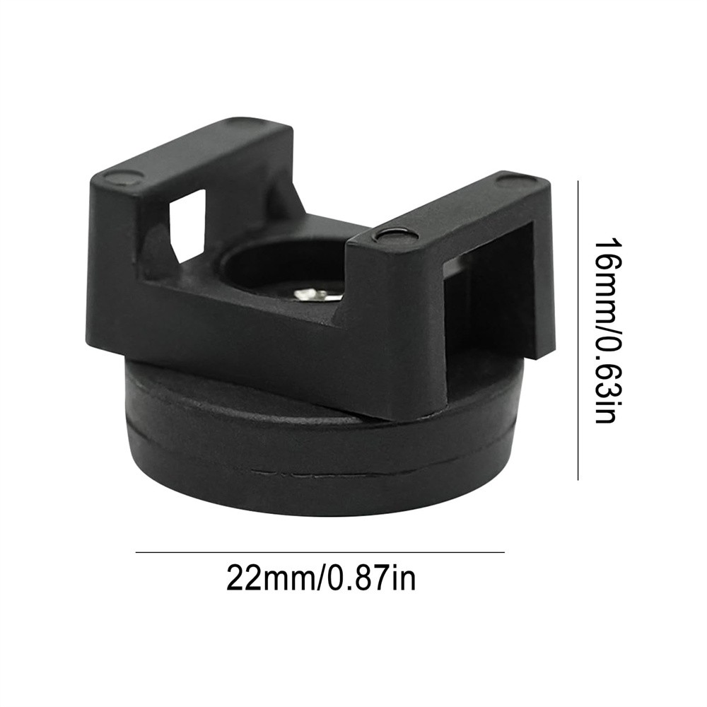 20Pcs Magnetic Cable Zip Tie Mount Base Wire Clips Management Base Holder Black