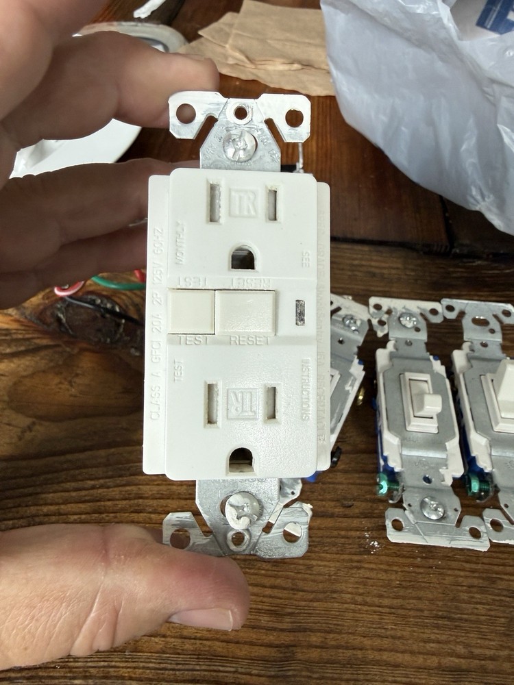 (2) Cooper Wiring Devices GFCI Receptacle Working CONDITION