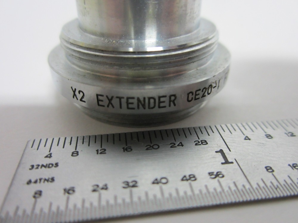 MICROSCOPE PART FUJINON 2X EXTENDER FOR VIDOE CAMERA OPTICS BIN#D2-P-37