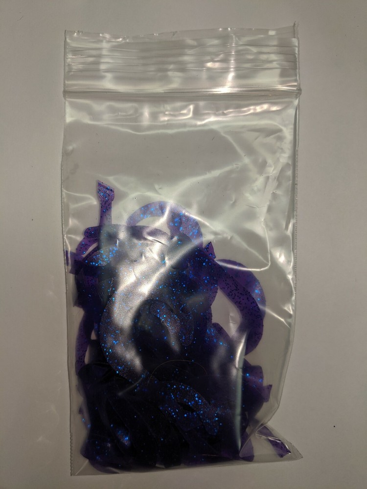 Wapsi Large purple Fly Tails 50 Bulk Pack