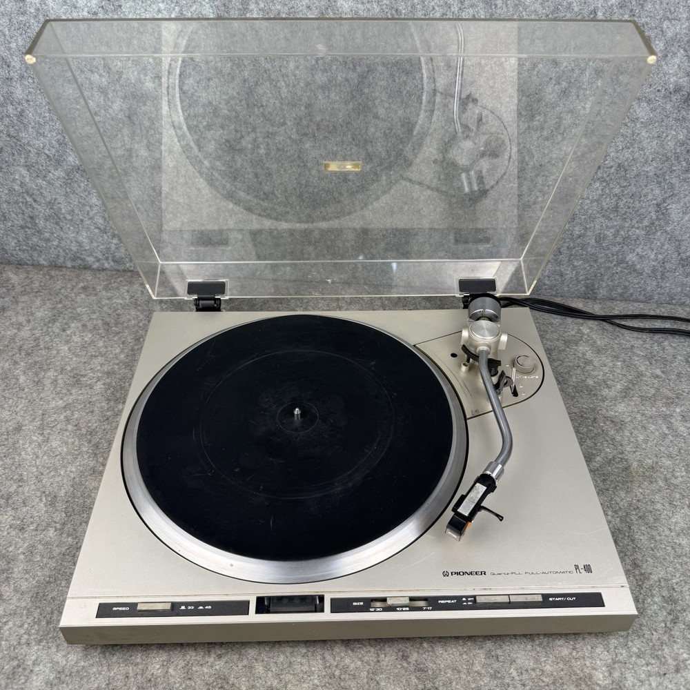 Pioneer PL-400 Vintage Turntable Record Player Tested Working