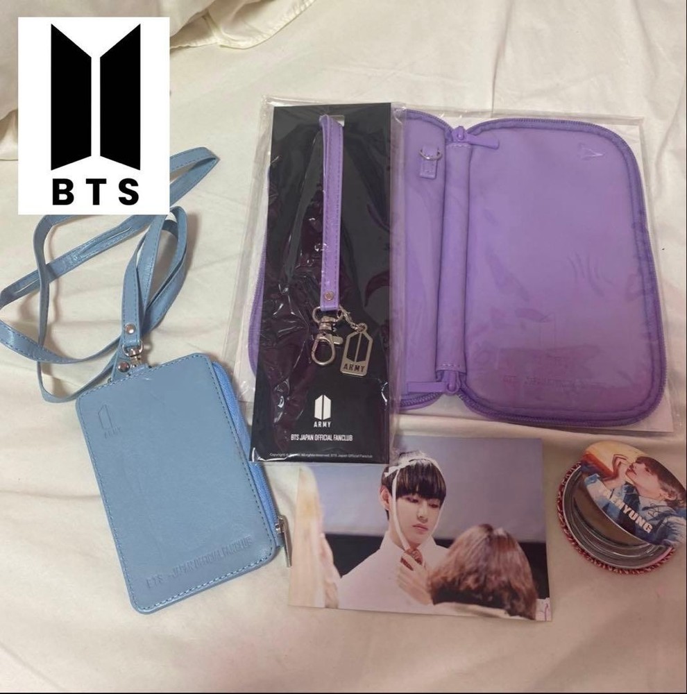 BTS Gadget Case Strap Mirror Photo