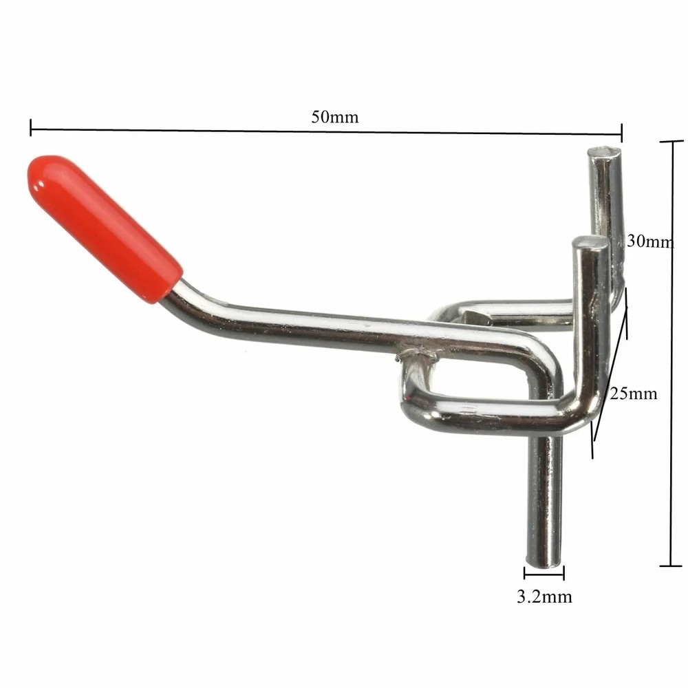 25 / 50pcs Peg Board Hooks Pegboard Bins Organizer Garage Kit