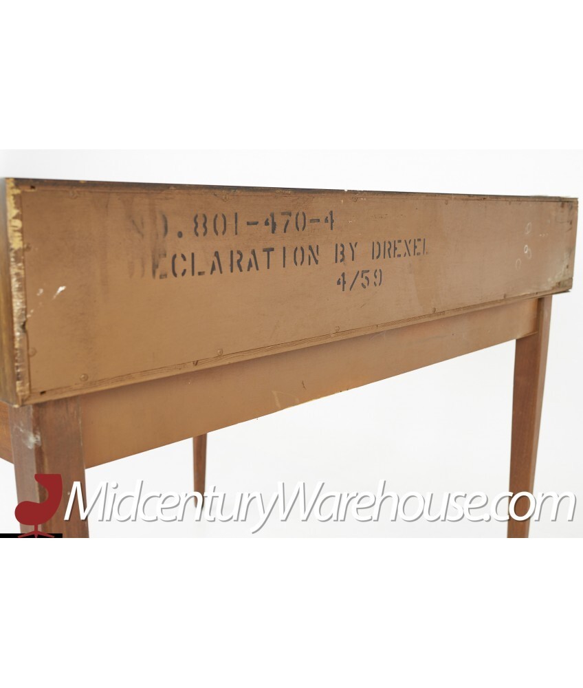 Kipp Stewart for Drexel Declaration Mid Century Walnut Corner Desk