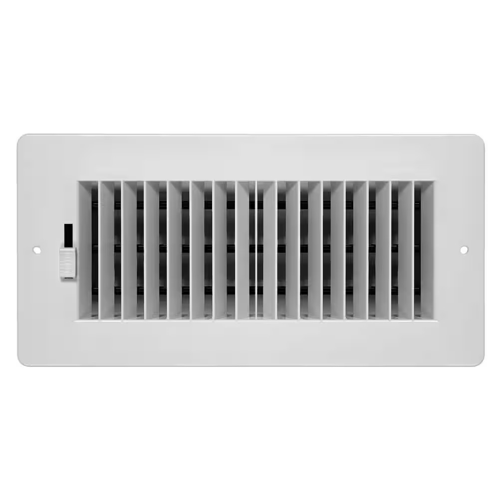 10 In. X 4 In. Plastic Ceiling Register 2-Way