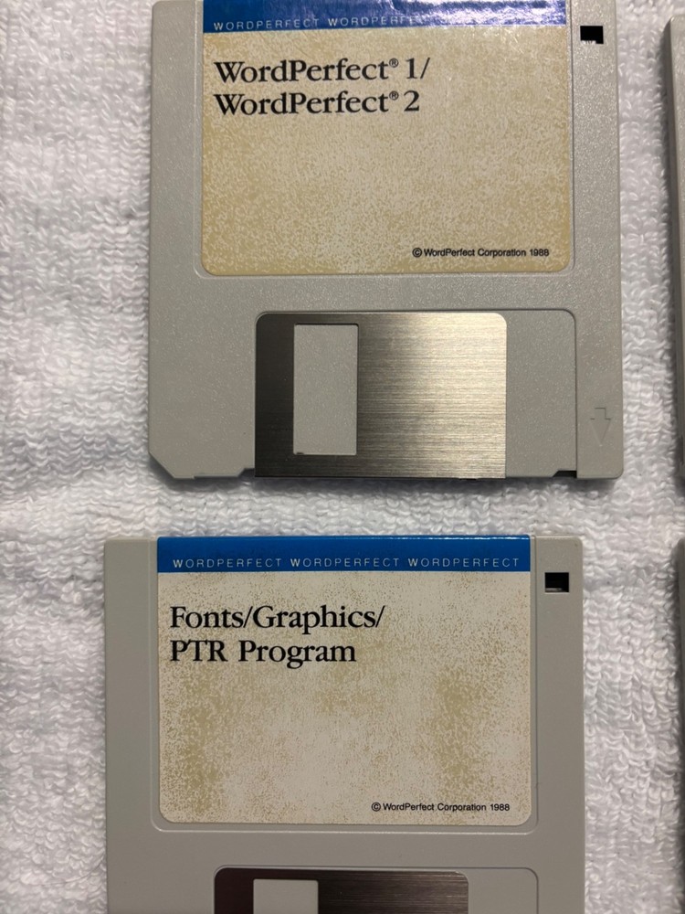 WordPerfect for MS-DOS, 6 Disk Set