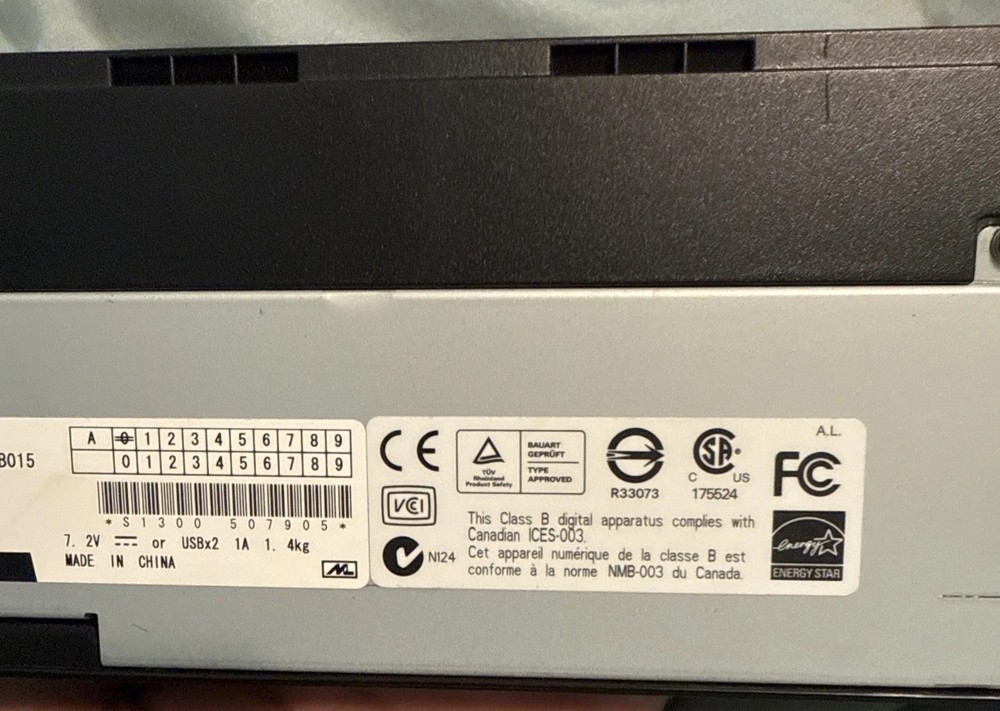 Fujitsu S1300 ScanSnap Document Scanner Tested & Working EUC