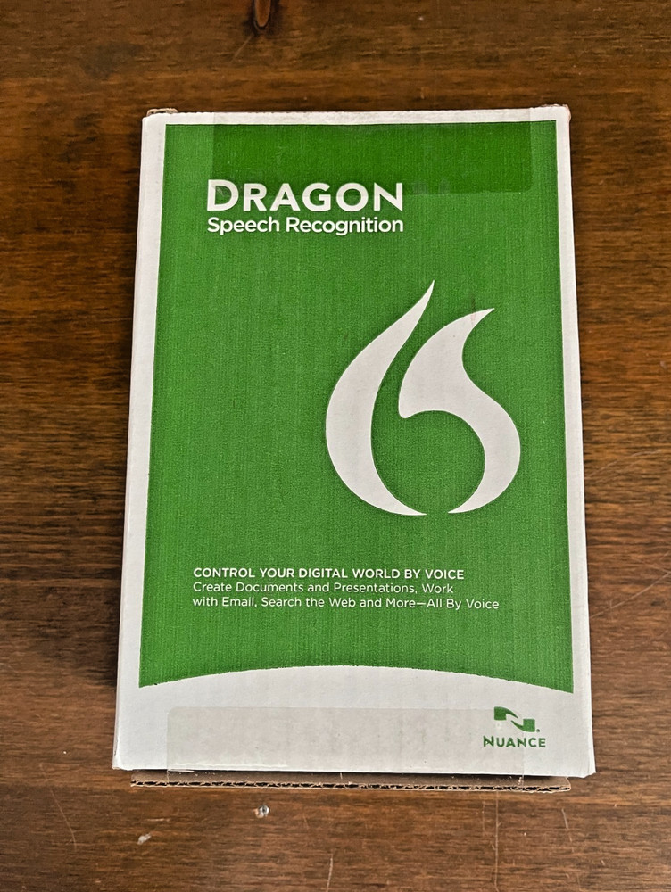 Dragon 12 Speech Recognition Nuance With HeadSet - New
