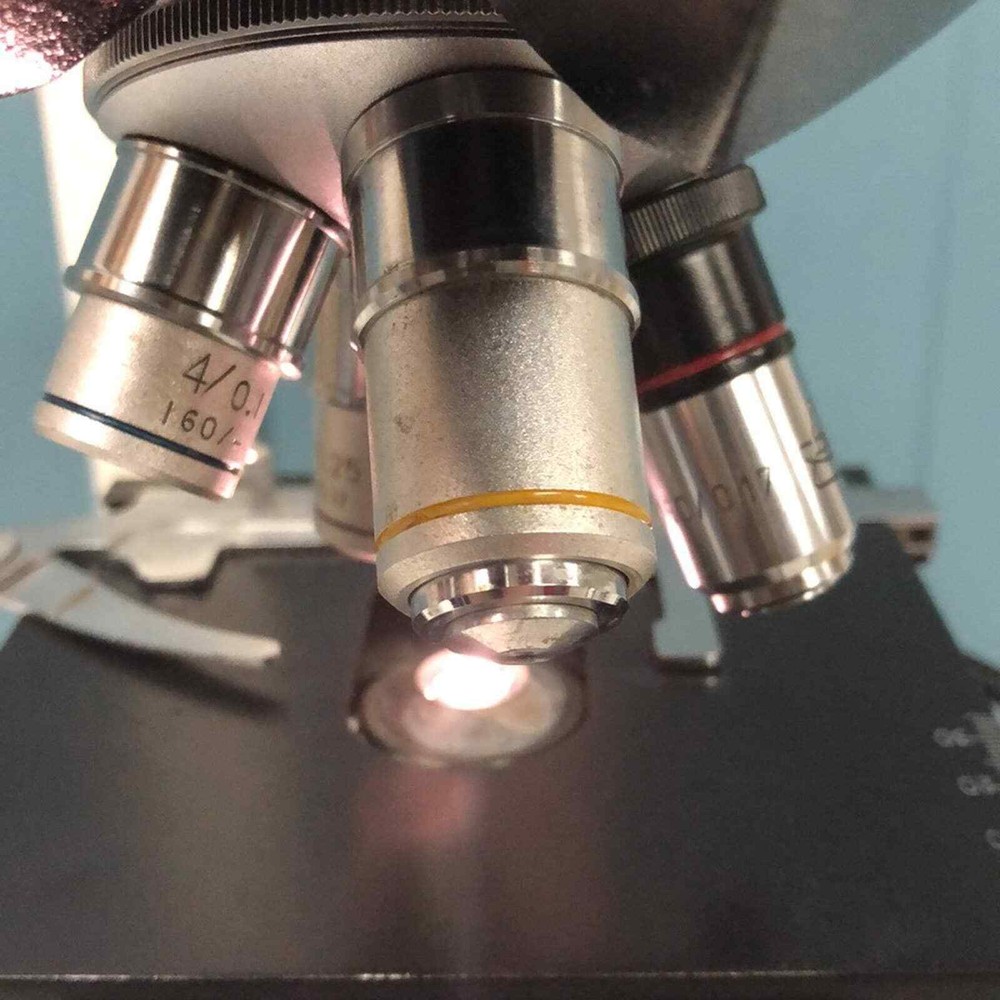 Amerel API MicroGold MICROSCOPE 4X 10X 40X & 100x OBJECTIVES professional