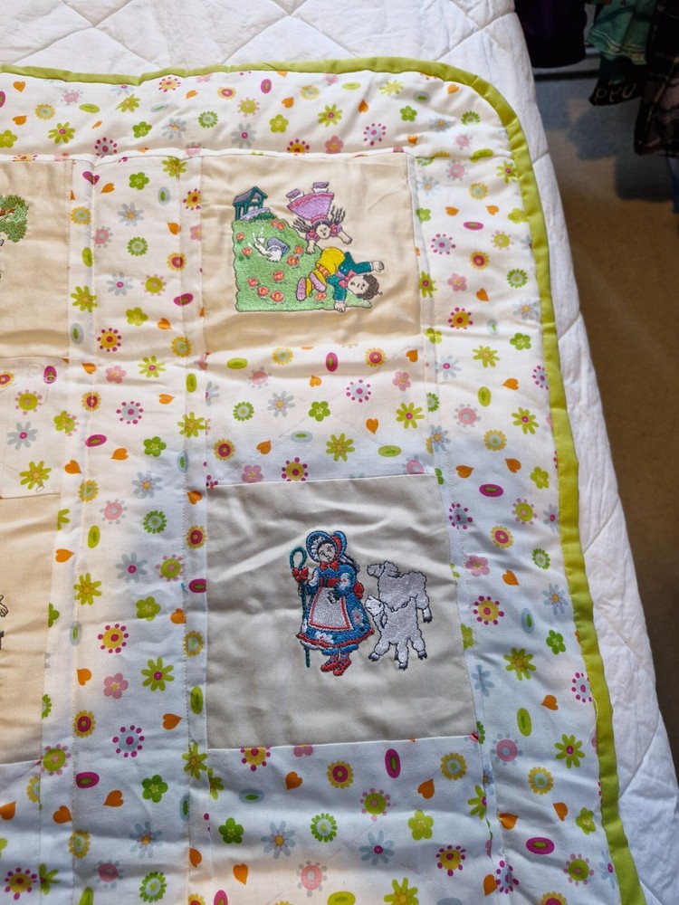 Embroidered blanket with unique design. A real one off purchase.
