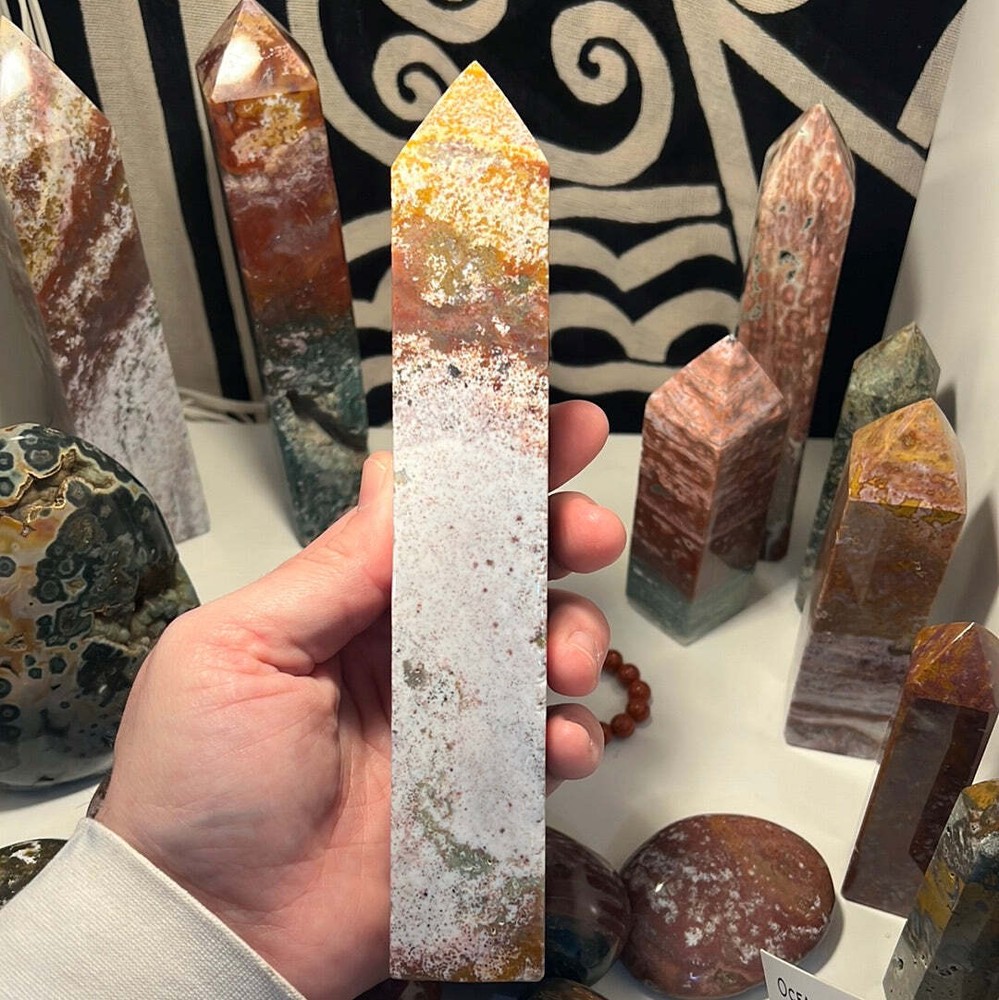 Ocean Jasper Obelisk G