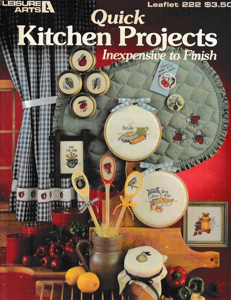 Quick Kitchen Projects Charted Cross Stitch | Leisure Arts 222