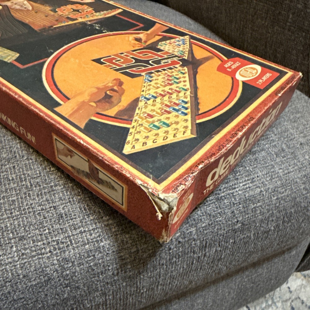 Vintage Deduction Board Game Sherlock Holmes Ideal 1976 - Complete!