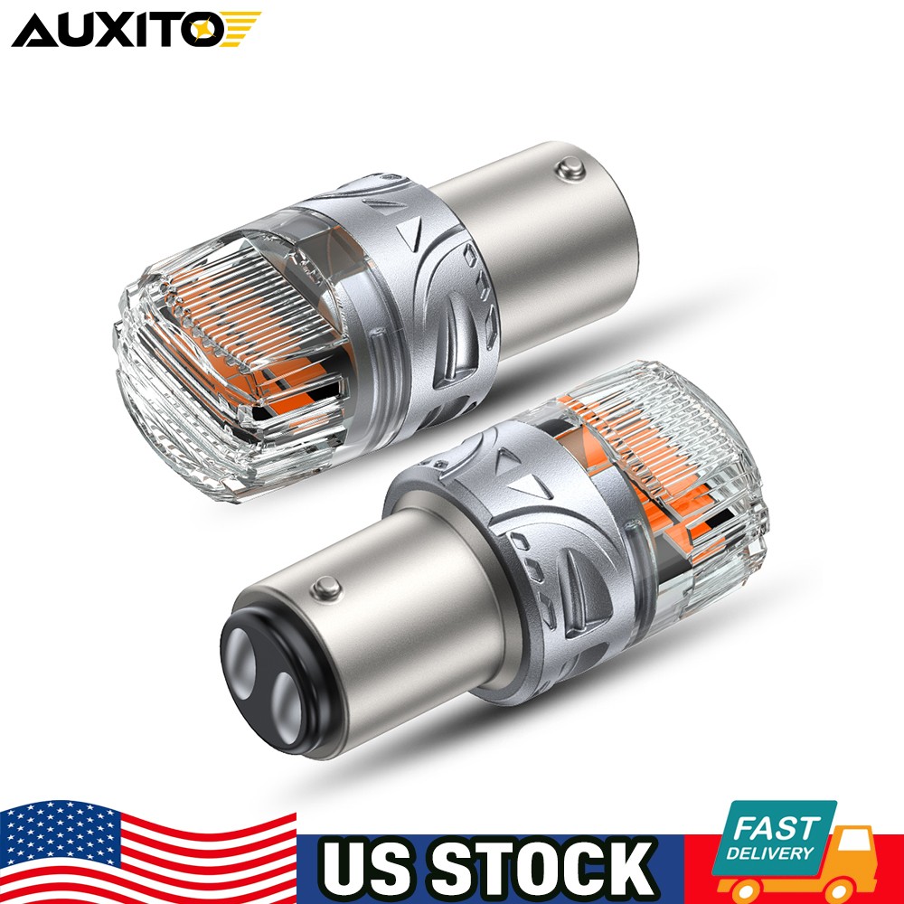 AUTOONE 1157 LED Turn Signal Light Bulbs Amber Yellow Anti Hyper Flash CANBUS