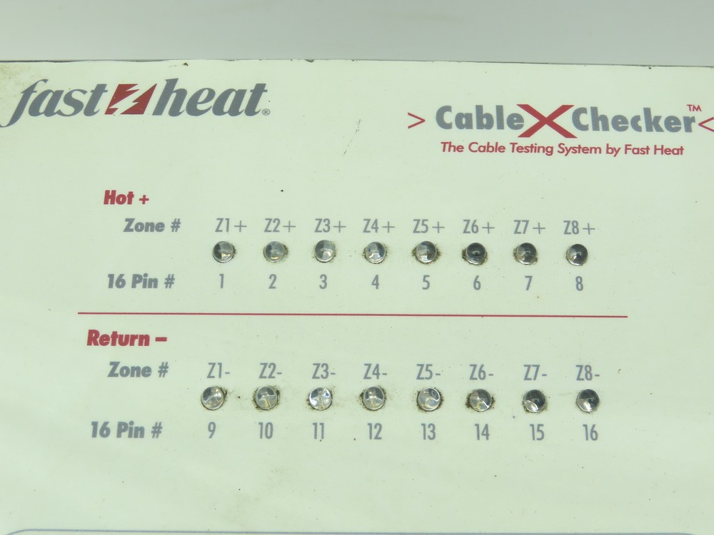 Fast Heat CableXChecker 8 Zone Cable Testing System