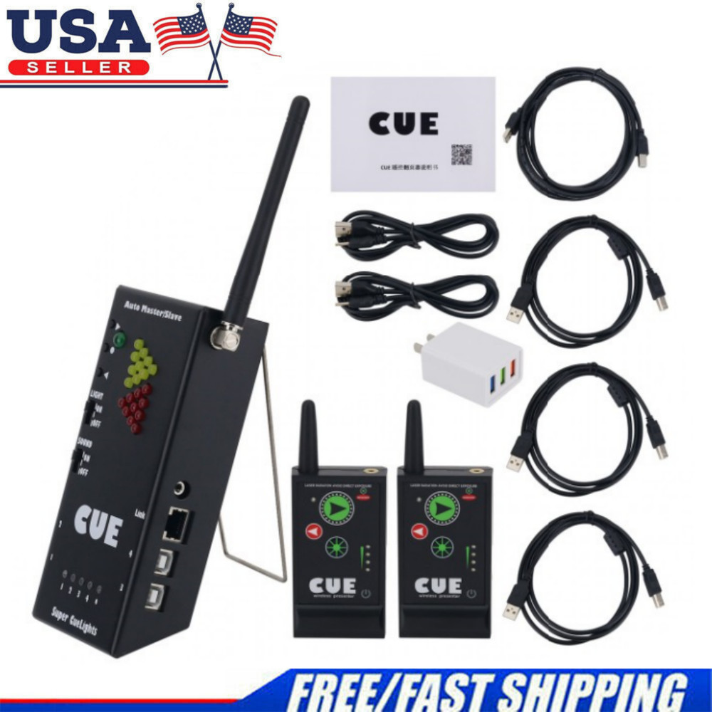 Super Cuelight Presenter Remote 1 Receiver 2 Transmitter for PPT Presentation US