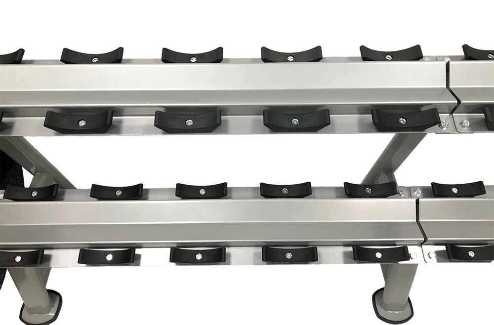Two Tier 10 Pair Dumbbell Rack