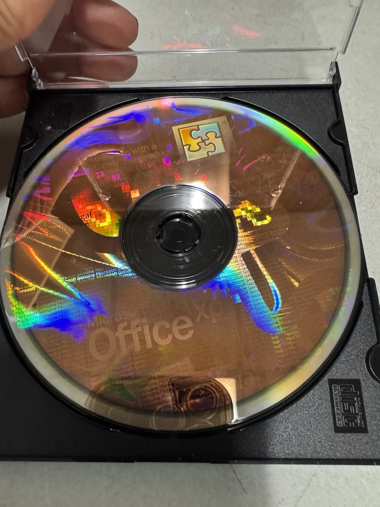 Microsoft Office XP Professional CD Software Windows Vintage Office XP Disc